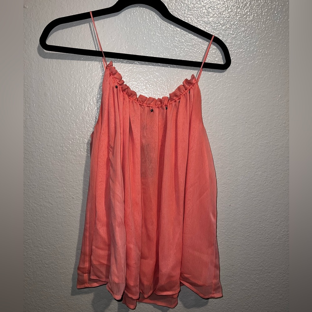 Brand New Inc International Concepts Pink Blouse XL Sleeveless. Very pretty pink